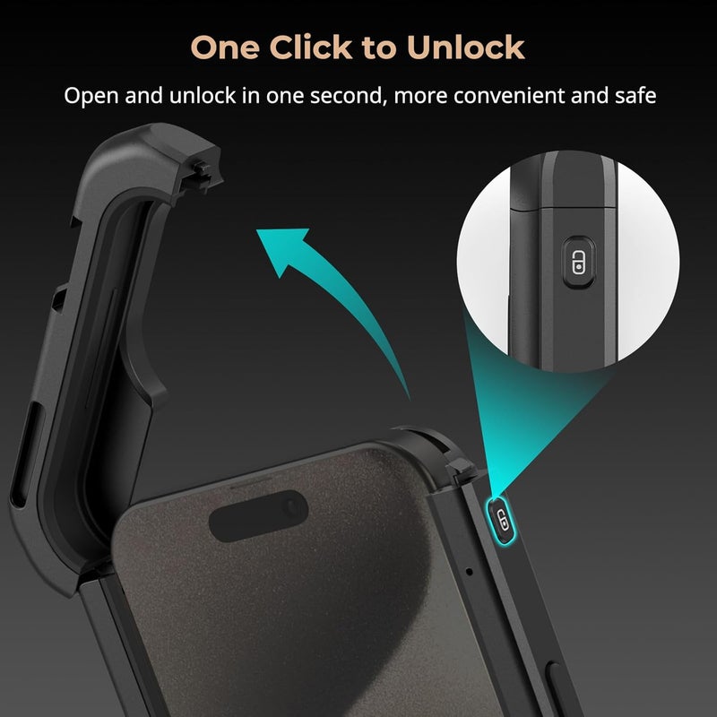 SMALLRIG for iPhone 15 Pro Max Phone Cage with 67mm Filter Adapter, Upgraded Quick Release Design Phone Video Rig Cage for Videography/Video Recording/YouTube/Live Streaming/Vlog - 4391B - Image 3